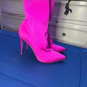 JustFab Fuchsia Stiletto Heels